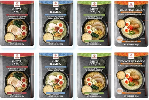 Vista 11 de Hakubaku Sopa japonesa de fideos ramen, MISO, 3.88 onzas (paquete de 6), auténtico ramen japonés no frito y fideos suaves, estable