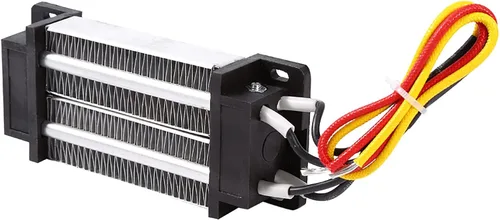 Vista 9 de Qiilu Calentador PTC 12V 12V PTC Calentador de aire 200 W Dc 12 V Aislamiento eléctrico Termostático de cerámica Calentador de calefacción PTC