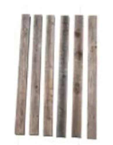 Vista 8 de Tablones de madera reciclada rústica desgastada para manualidades, proyectos y decoración (6 tablones de 24 pulgadas de largo)