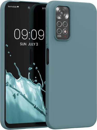 Vista 11 de kwmobile Funda compatible con Xiaomi Redmi Note 9S / 9 Pro / 9 Pro Max - Funda protectora de silicona TPU suave y delgada - Negro mate