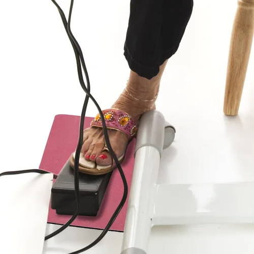 Vista 4 de Almohadilla antideslizante para pedal de máquina de coser, alfombrilla de pedal de máquina de coser, alfombrilla de goma antideslizante que mantiene