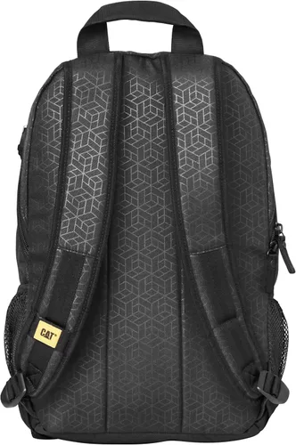 Vista 2 de Caterpillar Mochila Benji para hombre, Negro en relieve térmico, Mochila Benji