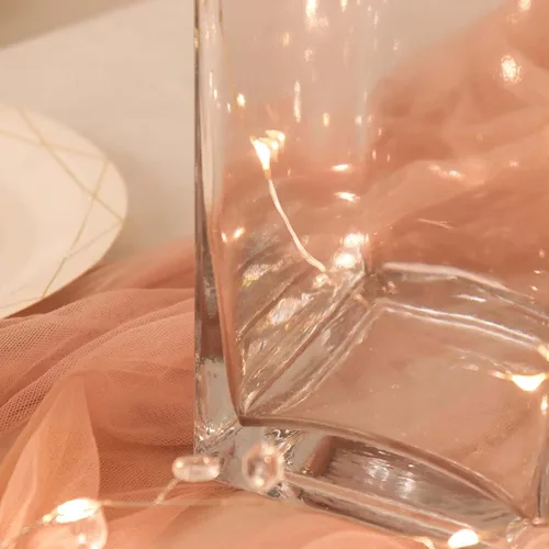 Vista 11 de Efavormart - Jarrón de cristal transparente de alta calidad y resistente de 4 pulgadas