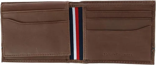 Vista 3 de Tommy Hilfiger Leif RFID - Cartera de piel para hombre color marrón