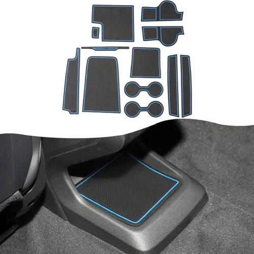 Vista 42 de SXCY Alfombrillas con ranura para puerta Toyota RAV4 2025 para Toyota RAV4 2019-2024 2025, accesorios para portavasos y portavasos 2024 2025 RAV4