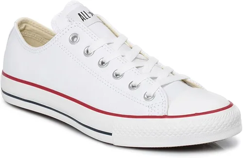 Vista 2 de Converse Chuck Taylor All Star - Parte superior baja de cuero Blanco