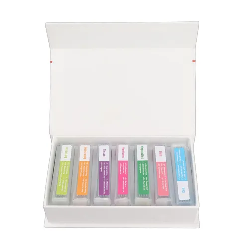 Vista 6 de 35PCS Biología Vidrio Preparado Microscopio Diapositiva Preparado Microscopio Diapositivas Microscopio Diapositivas Laboratorio Especímenes Set