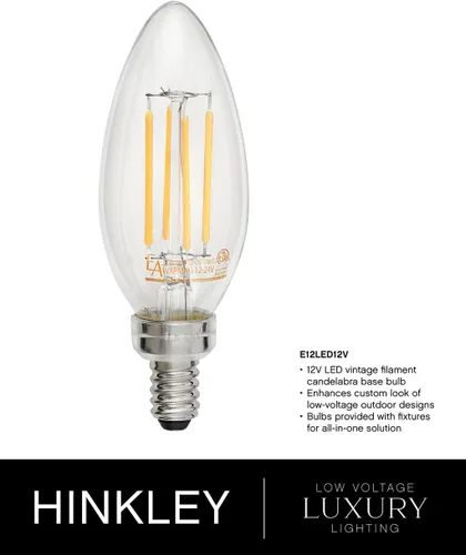 Vista 3 de Hinkley Sutcliffe - Linterna mediana para exteriores (12 V, bronce aceitado) Low Voltage, Antique Copper Candle Sleeves, Aluminum, Clear Glass