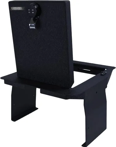 Vista 7 de Black Horse - Caja de seguridad segura para consola central, organizador de caja de pistola negra, con cerradura reiniciable de combinación de 4