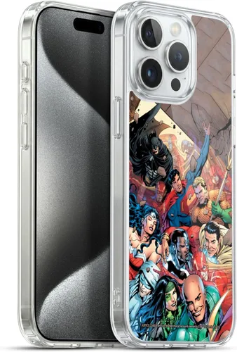 Vista 54 de Head Case Designs Funda de gel con licencia oficial de la Liga de la Justicia DC Comics #10 Darkseid War Comic Book Cover