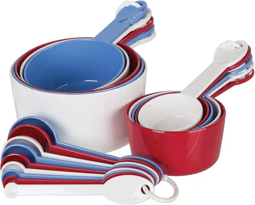 Vista 4 de PrepWorks Ultimate Juego de Medición - Juego de 19 piezas con tazas medidoras y cucharas para mediciones precisas de ingredientes secos y líquidos