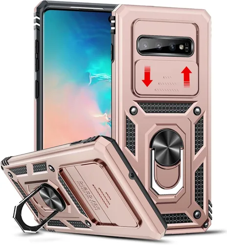 Vista 80 de LeYi Funda para Moto G Stylus 2022 4G (no compatible con 5G), funda para Moto G Stylus con 2 protectores de pantalla, funda protectora de grado Oro
