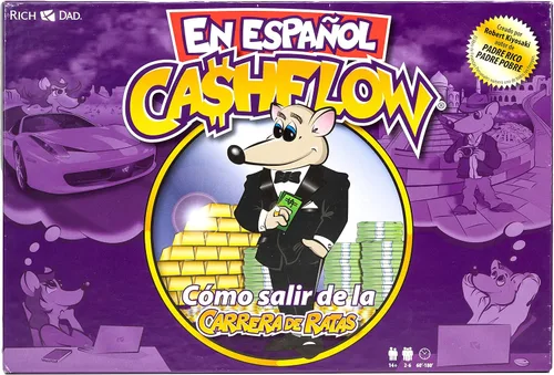 Vista 12 de Rich Dad Cashflow Juego de mesa How to Get Out of The Rat Race, versión para adultos y niños, divertidos y educativos juegos de aprendizaje