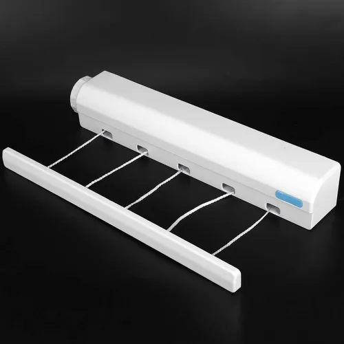 Vista 4 de Milltrip Tendedero retráctil, líneas de ropa de interior, tendedero telescópico para secar ropa para suministros de interior y exterior