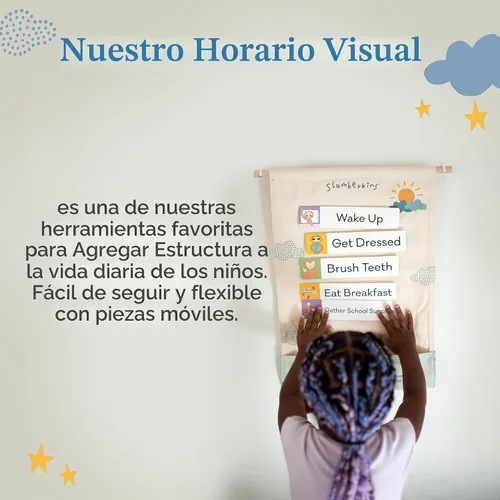 Vista 2 de Slumberkins - Calendario visual de 18 piezas para niños