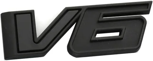 Vista 2 de 1 calcomanía de repuesto para placa de identificación de camión V6 Emblema 3D para Canyon Colorado 17-21 (negro mate)