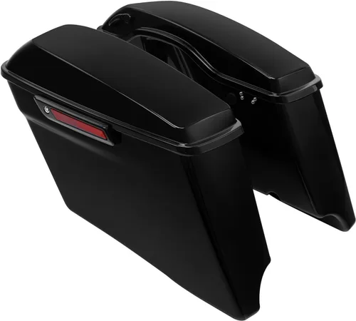 Vista 3 de Kit de soporte de conversión para alforjas extendidas de 4" TCMT, compatible con Harley Heritage Softail Fatboy FLSTF Breakout 1984-2017, negro