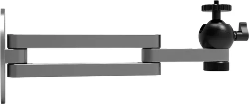 Vista 6 de Soporte de pared plegable para proyector de aleación de aluminio, soporte de pared ajustable para proyector, soporte de proyector universal