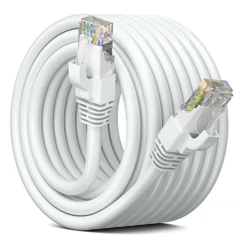 Vista 9 de Maximm Cable Ethernet Cat 6, cable de red y conexión de alta velocidad de 10 pies, UTP, 10 Gbps, cable Ethernet de 550 MHz, color naranja