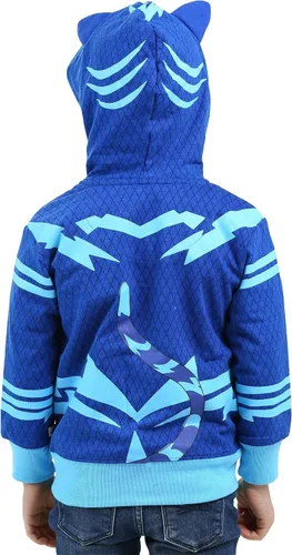 Vista 2 de PJ Masks Sudadera con capucha Gekko y Catboy para niños