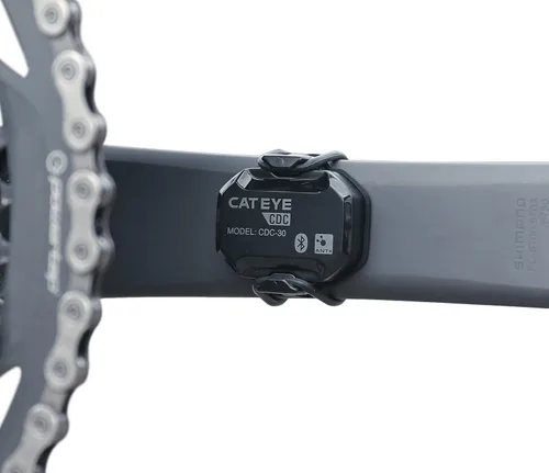 Vista 4 de CATEYE AirGPS - Computadora de bicicleta recargable por USB - Computadora de ciclismo GPS con Bluetooth ANT+, velocímetro de bicicleta GPS, montaje
