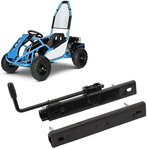 Vista 5 de Soportes deslizantes de asiento de Go Kart, asiento de dos plazas, pistas de Go Kart, rieles deslizantes de asiento, 2 piezas de pista deslizante