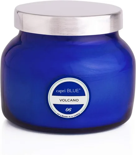 Vista 16 de Capri Blue Volcano Velas perfumadas – Velas en tarro de cristal de lujo para el hogar perfumadas con frutas tropicales y cítricos azucarados, mezcla
