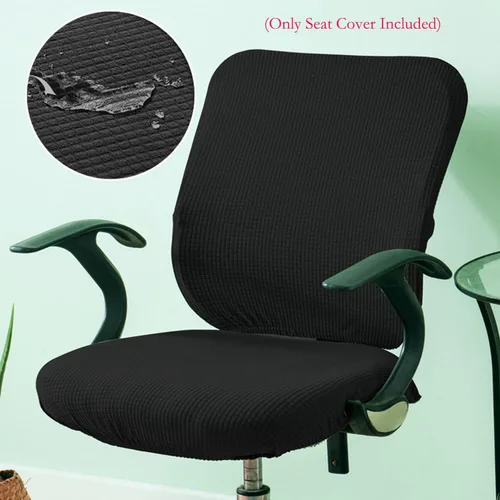 Vista 7 de Yikko Fundas para Silla de Oficina, Fundas Elásticas de Spandex para Silla de Computadora, Ajuste Súper para Asiento de Escritorio, Funda Protectora