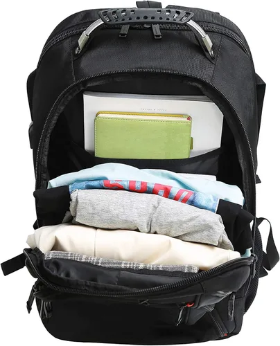 Vista 3 de Mochila para computadora portátil de 19 pulgadas Bolsa de computadora 50 L Mochila de viaje grande con puerto de carga USB