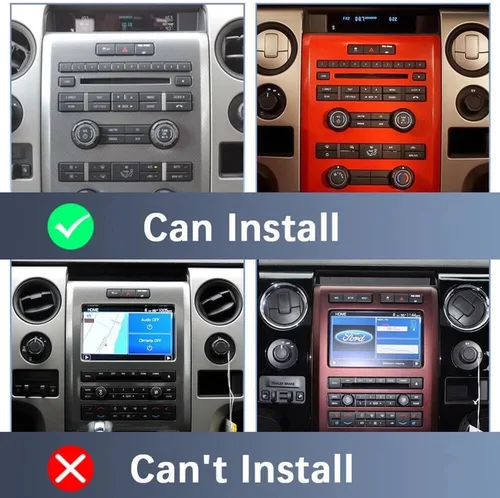 Vista 3 de Android 13 - Radio estéreo para automóvil de 9 pulgadas, HD Carplay, reproductor de radio GPS compatible con Ford F150 F-150 2009-2014 navegación