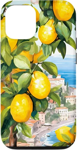 Vista 28 de iPhone 16 Costa de Amalfi con limones de Amalfi del Mar Mediterráneo