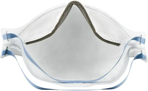 Vista 13 de 3M Aura Particulate Respirator 9205+ N95, Lightweight, 3 Panel Designed Helps Provide Comfortable and Convenient Respiratory Protection, 3-Pack