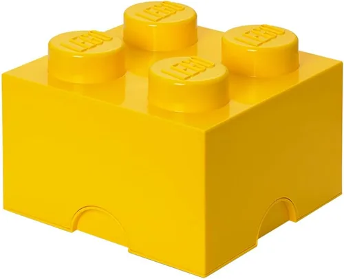 Vista 9 de LEGO Ladrillo de Almacenamiento 4 – botones Naranja – Caja de Almacenamiento de Plástico Apilable con Tapa para Niños y Adultos, Organizador