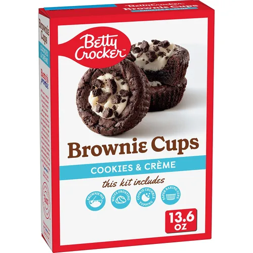 Vista 50 de Mezcla para Brownies Betty Crocker Delights Supreme con Trozos de Chocolate, 18 oz.