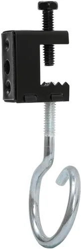 Vista 5 de Upgrade Baudelun - Abrazaderas de haz de 1/4"-20, abrazadera de haz atornillada de acero negro para varilla roscada de 1/4" y 3/8", ganchos en S