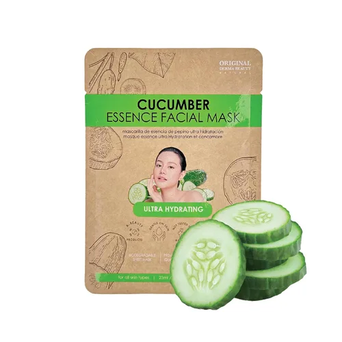 Vista 7 de Paquete de 12 máscaras faciales veganas para el cuidado de la piel, coco, aloe, vitaminas, pepino, máscara facial coreana para el cuidado de la piel
