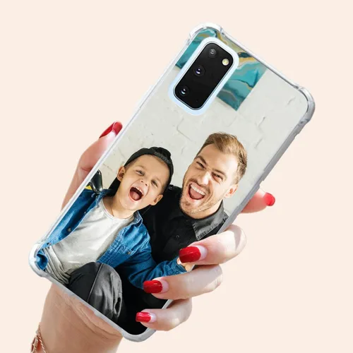 Vista 2 de Funda personalizada para Samsung Galaxy S20 [no compatible con S20 Ultra] [no compatible con S20 Plus], funda para teléfono con fotos