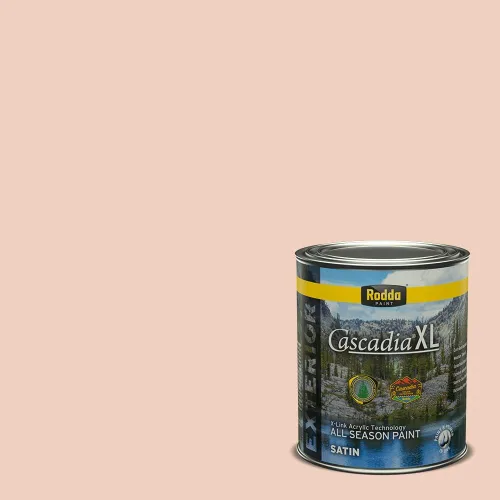 Vista 166 de Rodda Paint CASCADIA XL - Pintura satinada e imprimación para exteriores en uno, cuarto de galón, Annabel