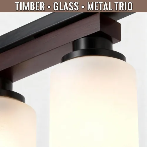 Vista 7 de Iluminación de isla de cocina de 5 luces y accesorios de luz de comedor de granja sobre mesa, colgante de techo rústico ajustable colgante lineal