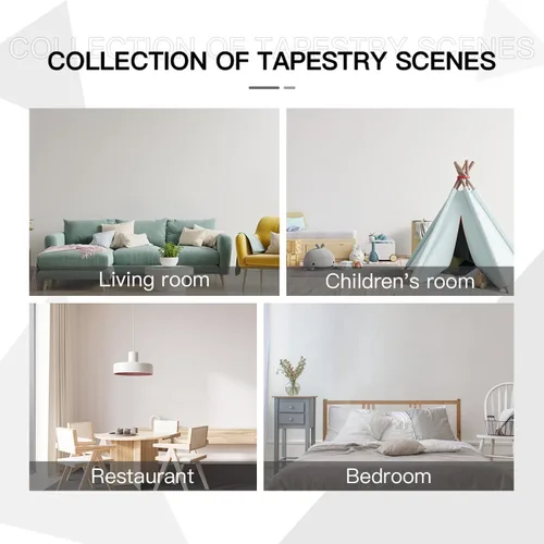 Vista 5 de kioskbanks Tapiz personalizado con foto para dormitorio, tapiz de pared personalizado con tu propia imagen, telón de fondo para decoración del hogar