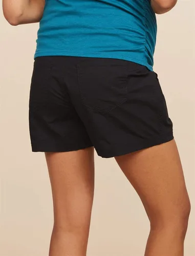 Vista 3 de Motherhood Maternity Pantalón corto de popelina Secret Fit para mujer