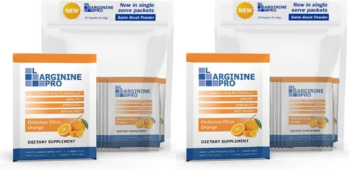 Vista 13 de L-arginine Pro Suplemento ON-The-GO Paquetes de viaje de una sola porción: 5,500 mg de L-arginina más 1,100 mg de L-citrulina