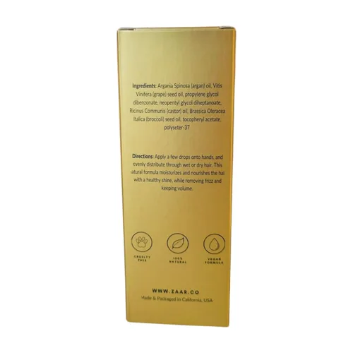 Vista 8 de Zaar Aceite de argán natural, aceite de argán para el cabello, pulidor de cabello suave y brillante, aceite de argán de Marruecos para control