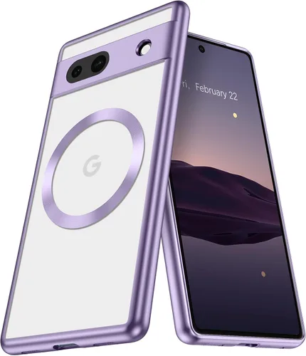 Vista 10 de BENTOBEN Funda magnética para Google Pixel 7a compatible con MagSafe, chapada delgada, a prueba de golpes, suave TPU galvanizado, carga inalámbrica