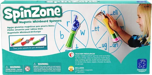 Vista 2 de Indicadores giratorios magnéticos para pizarras Spinzone de Educational Insights