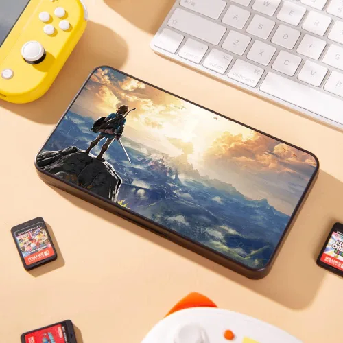 Vista 6 de PERFECTSIGHT Funda para tarjetas de juego Switch para Nintendo Switch LiteSwitch OLED, bonita funda rígida Kawaii, portátil, delgada, compacta, NS