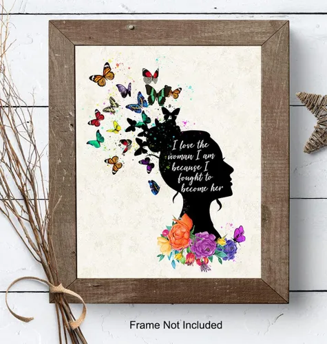 Vista 8 de Arte y decoración de pared con citas positivas, refranes inspiradores para decoración de pared, regalos de aliento para mujeres, mejores amigas