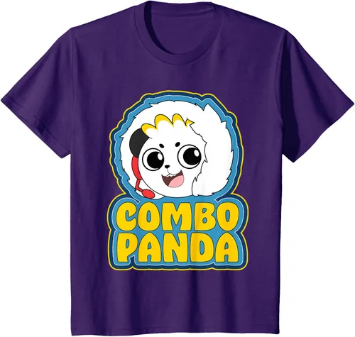 Vista 30 de Ryan's World Arctic Adventures Combo Panda Camiseta, Azul / Patchwork, S Azul Marino