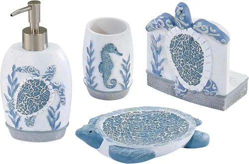 Vista 6 de Avanti Linens - Vaso, decoración costera del hogar, Caicos