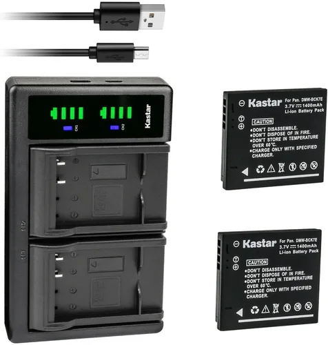Vista 5 de Kastar LTD2 USB Battery Charger Replacement for Panasonic DMW-BCK7 DMW-BCK7E DMW-BCK7GK DMW-BCK7PP ACD-341, NCA-YN101F NCA-YN101G NCA-YN101H
